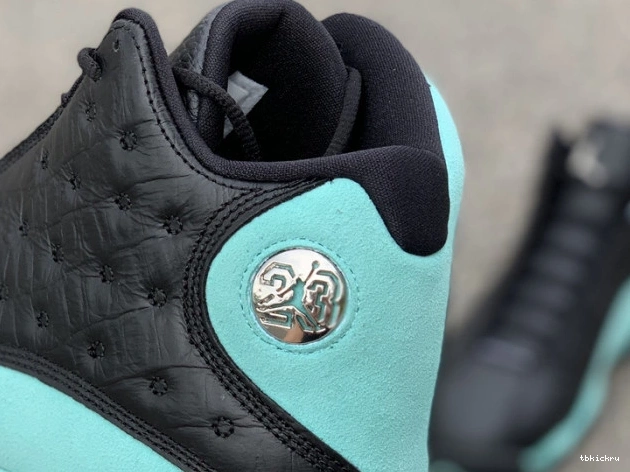 Cheap TBkick 13 Black Retro Air Island Jordan Green 414571-030 0813